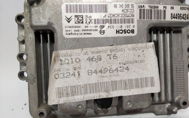 9653958980 PEUGEOT Unidad de control del motor (ECU)  disponible Vigo