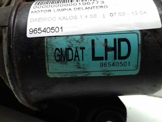 GM 96540501 Motor limpiaparabrisas comprar Pamplona