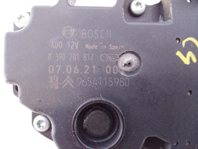 PEUGEOT 9654115980 Motor limpiaparabrisas, trasera  en stock Terrassa
