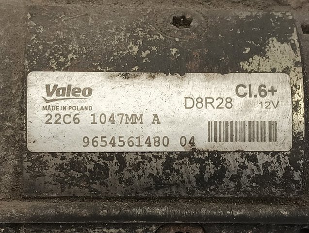 PEUGEOT 9654561480 Motor de arranque  en stock Terrassa