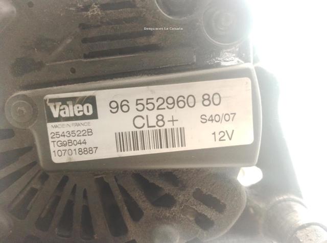 9655296080 PEUGEOT Alternador comprar Alcalá