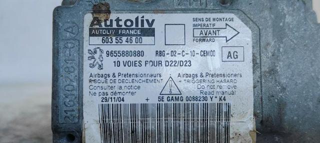 PEUGEOT 9655880880 Módulo de control de airbag  disponible Lugo
