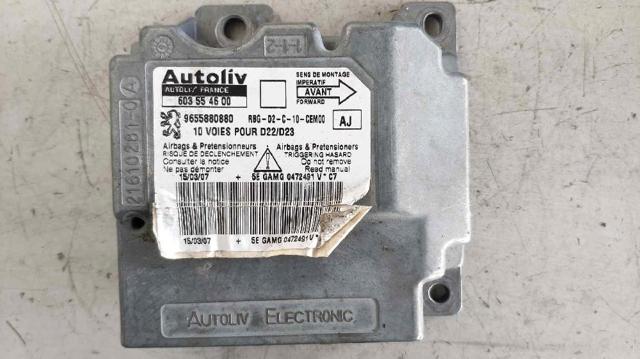 PEUGEOT 9655880880 Módulo de control de airbag  disponible Lugo