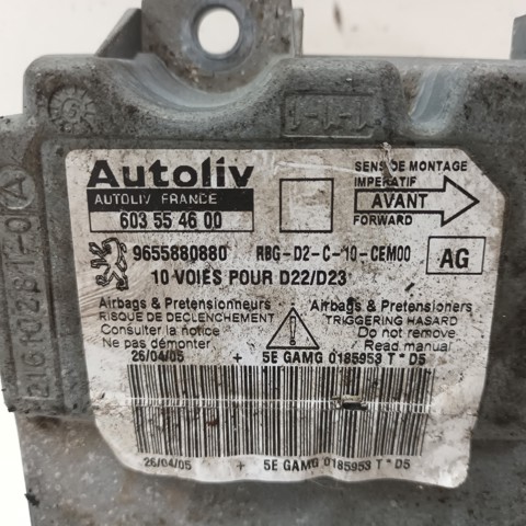 9655880880 Módulo de control de airbag comprar Girona