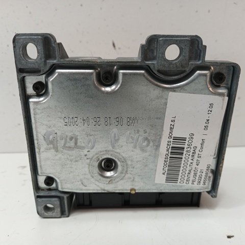 PEUGEOT 9655880880 Módulo de control de airbag  en stock Terrassa