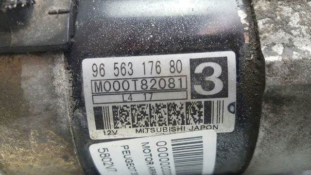 PEUGEOT 9656317680 Motor de arranque  disponible España