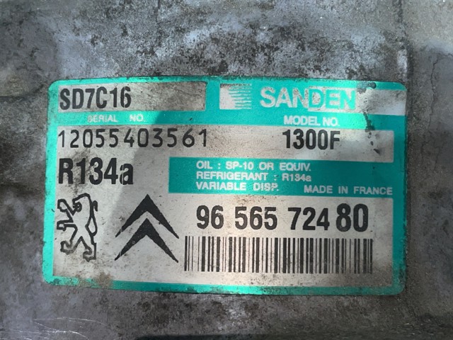 PEUGEOT 9656572480 Compresor de aire acondicionado  comprar en Ponferrada