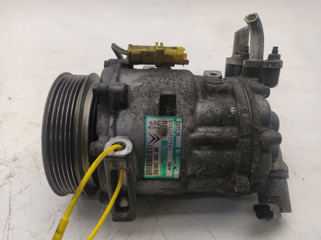 Compresor de aire acondicionado Peugeot 407 6E