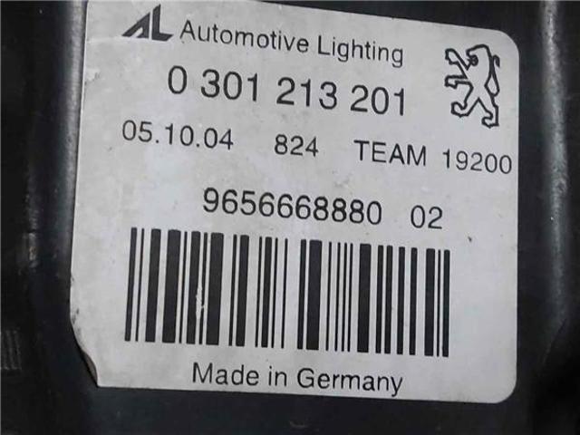 PEUGEOT 9656668880 Faro izquierdo  en stock Terrassa