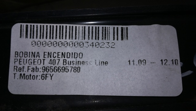 9656695780 PEUGEOT Bobina  en stock Huelva