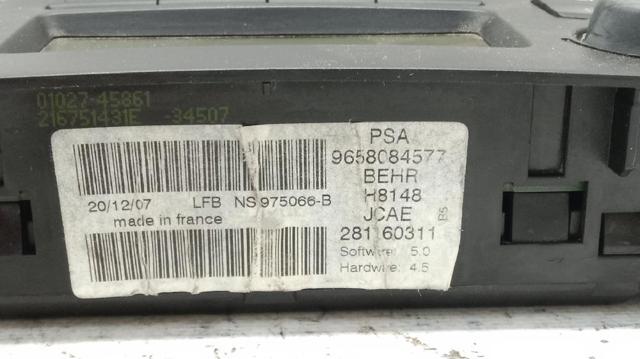 9658084577 Unidad de control aire acondicionado  en stock Sabadell