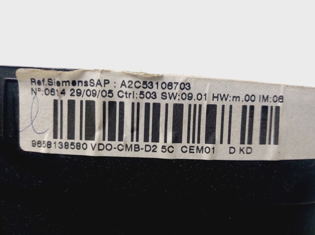 PEUGEOT 9658138580 Cuadro instrumentos comprar Barcelona