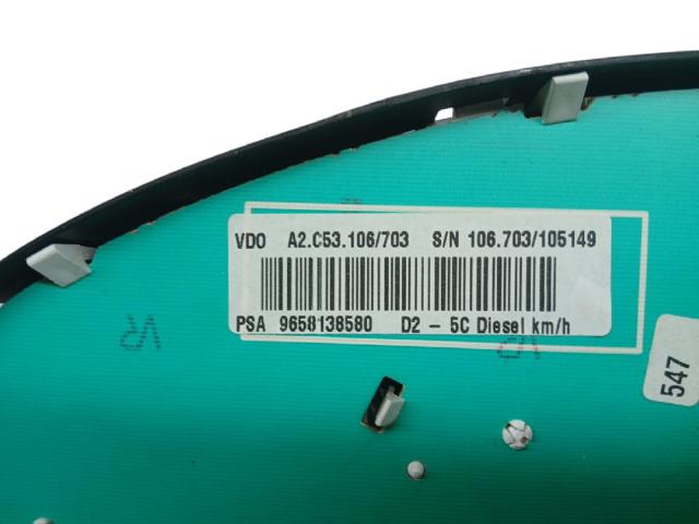 PEUGEOT 9658138580 Tablero de instrumentos  comprar en Albacete