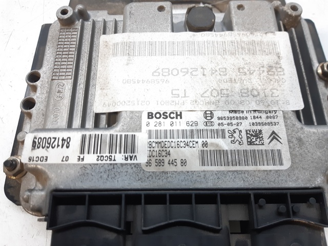 9658944580 Unidad de control del motor (ECU)  comprar en Pontevedra