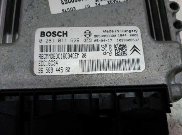 PEUGEOT 9658944580 Unidad de control del motor (ECU)  comprar en Albacete
