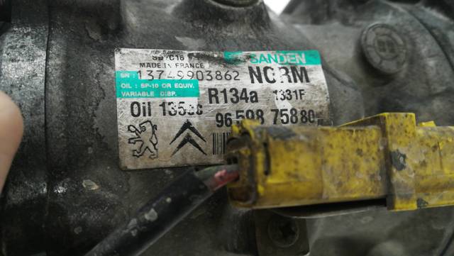 PEUGEOT 9659875880 Compresor de aire acondicionado  en stock Terrassa