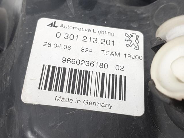 9660236180 PEUGEOT Faro izquierdo comprar Madrid