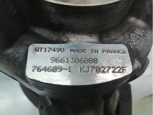 Turbocompresor para citroen jumpy furgón (2007-...) 2.0 hdi 120 rhk(dw10uted4) 9661306080