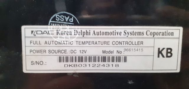 96615415 GM Módulo de modos de calefacción/aire acondicionado  disponible Alicante