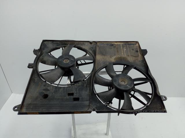 Difusor de radiador, ventilador de refrigeración, condensador del aire acondicionado, completo con motor y rodete 96629064 General Motors