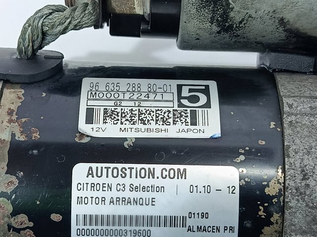 Motor de arranque Citroen C5 3 RW
