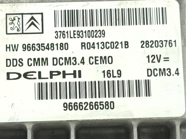 9663548180 PEUGEOT ECU comprar Madrid