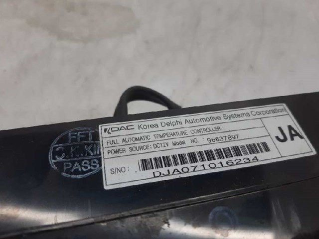 GM 96637897 Unidad de control aire acondicionado  en stock Salamanca