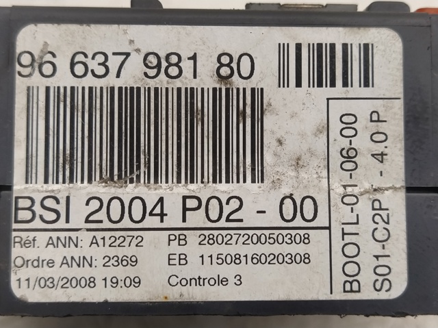 9663798180 Peugeot/Citroen