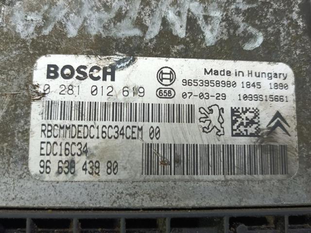 9663943980 Unidad de control del motor (ECU)  comprar en Pontevedra