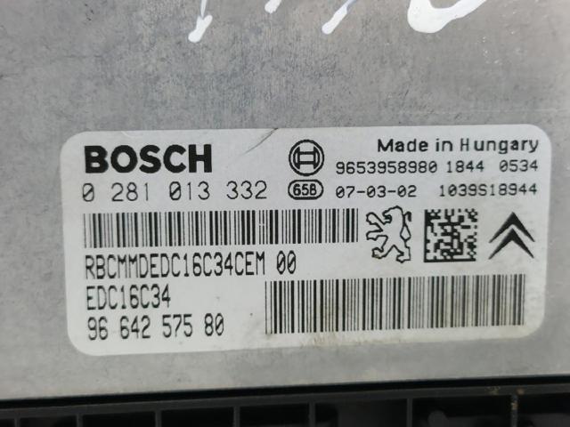 9664257580 PEUGEOT Unidad de control del motor (ECU)  disponible Ourense