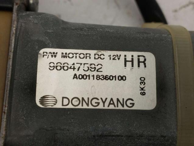 96647592 Motor del elevalunas de la puerta trasera derecha  en stock Castellón