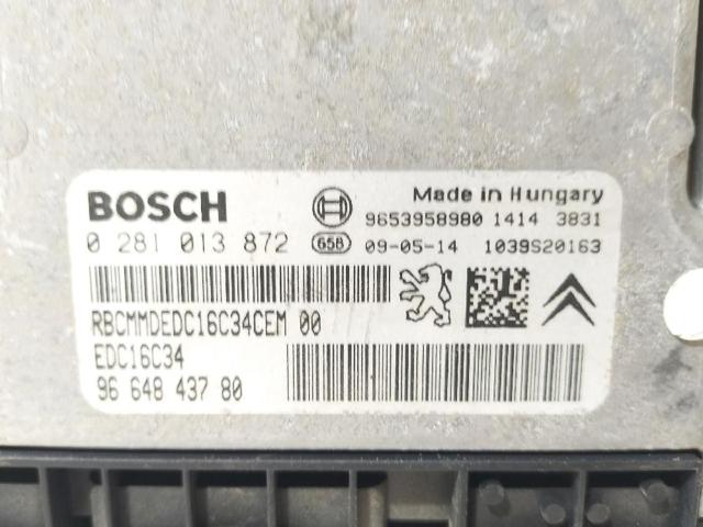 9664843780 PEUGEOT ECU comprar Alcalá