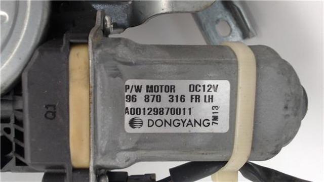 GM 96652141 Motor del elevalunas de la puerta delantera izquierda  disponible Valladolid