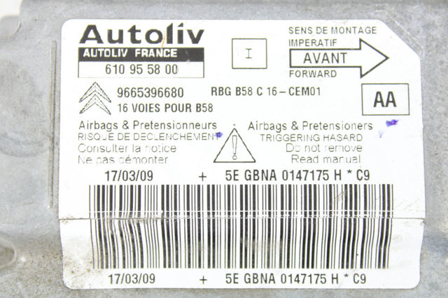 9665396680 PEUGEOT Airbag del conductor  comprar en Jaén