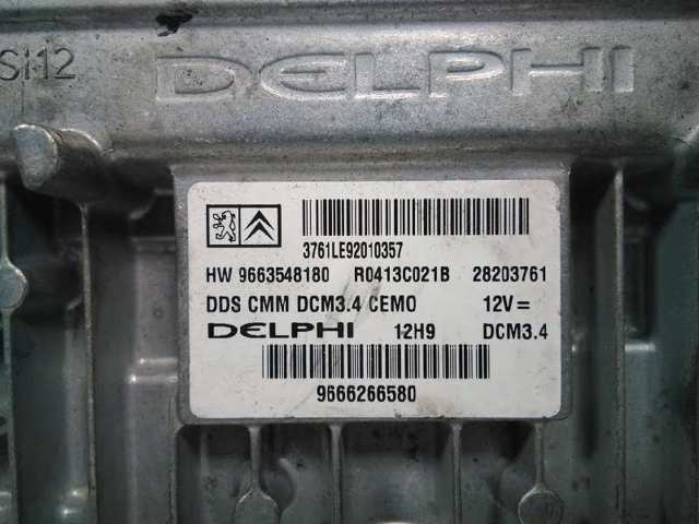 9666266580 PEUGEOT Unidad de control del motor (ECU)  comprar en Oviedo