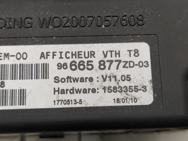 96665877ZD Peugeot/Citroen