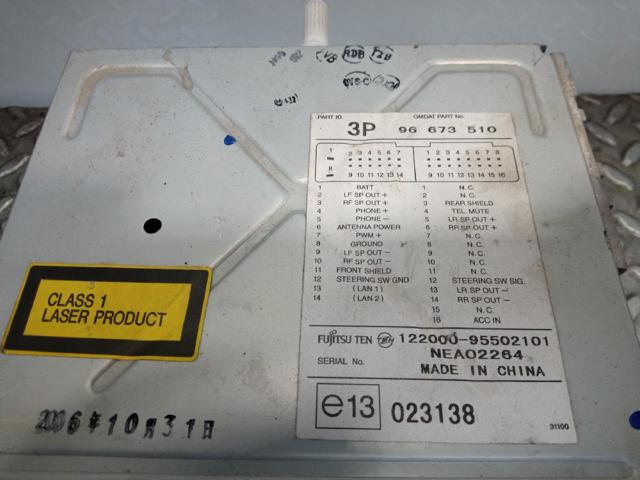 GM 96673510 Radio AM/FM  comprar en Murcia