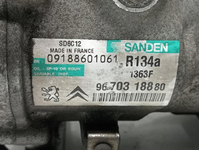 9670318880 PEUGEOT Compresor de aire acondicionado  en stock Huelva