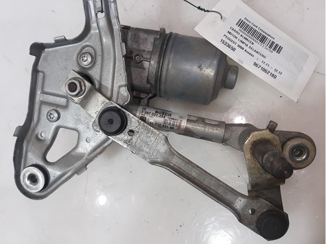 Motor limpia delantero para peugeot 3008 limusina 1.6 hdi 9h05 9671062180