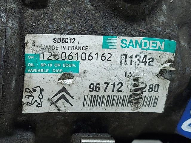 9671216280 PEUGEOT Compresor de aire acondicionado  en stock Córdoba