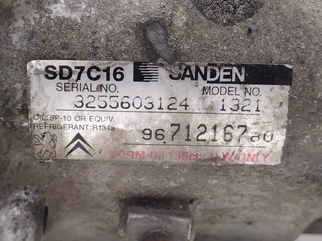 9671216780 PEUGEOT Compresor de aire acondicionado  en stock Gandía