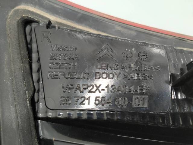 PEUGEOT 967215548001 Piloto trasero interior derecho comprar Tarragona