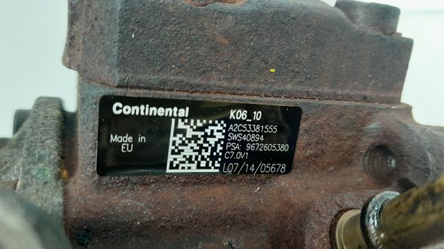 PEUGEOT 9672605380 Bomba inyectora  en stock Terrassa