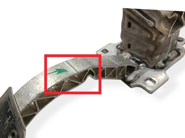 Refuerzo paragolpes delantero 9672807980 PEUGEOT