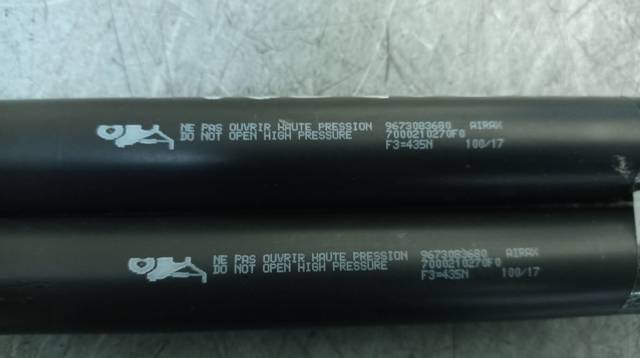 Amortiguador de maletero Peugeot 208 CA, CC