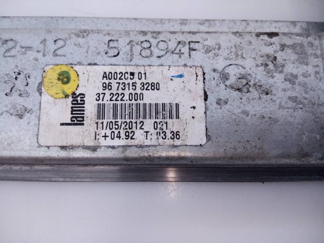 9673153280 Mecanismo de elevalunas de la puerta delantera izquierda  disponible Burgos