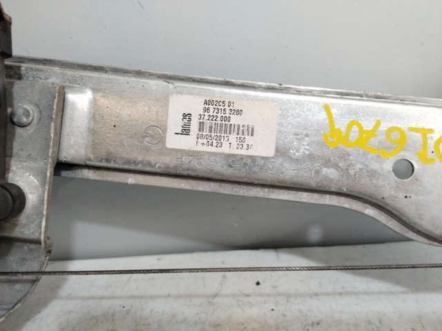 9673153280 Mecanismo de elevalunas delantero izquierdo  en stock Castellón