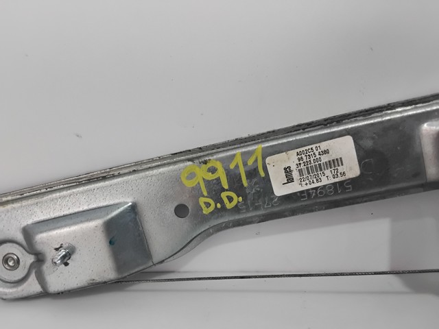 Mecanismo de elevalunas, puerta delantera derecha Peugeot 208 CA, CC
