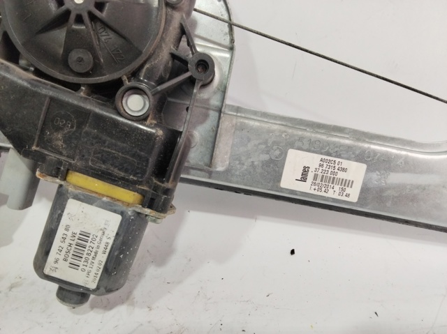 Mecanismo de elevalunas, puerta delantera derecha Peugeot 208 CA, CC