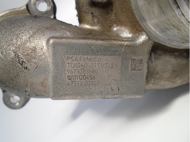 Turbocompresor para peugeot 308 (4a_,4a_) (2007-2014) 1.6 hdi 9hj(dv6dtedm)9hp(dv6dted) 9673283680